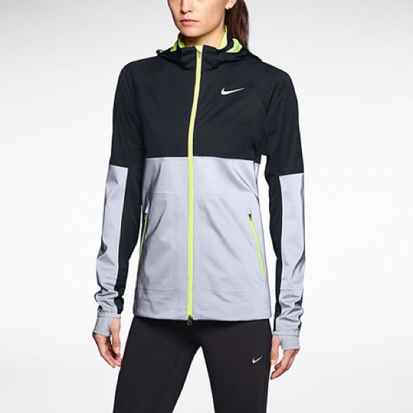 nike shield flash running jacket